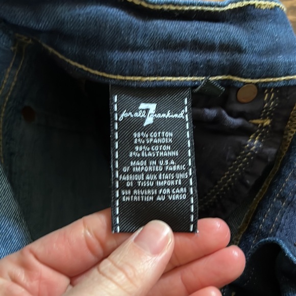 7 for all mankind denim cutoff shorts - Picture 4 of 8